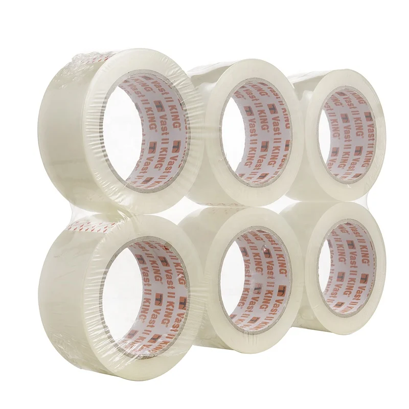 5% discount high quality clear transparent bopp packing adhesive packaging tape