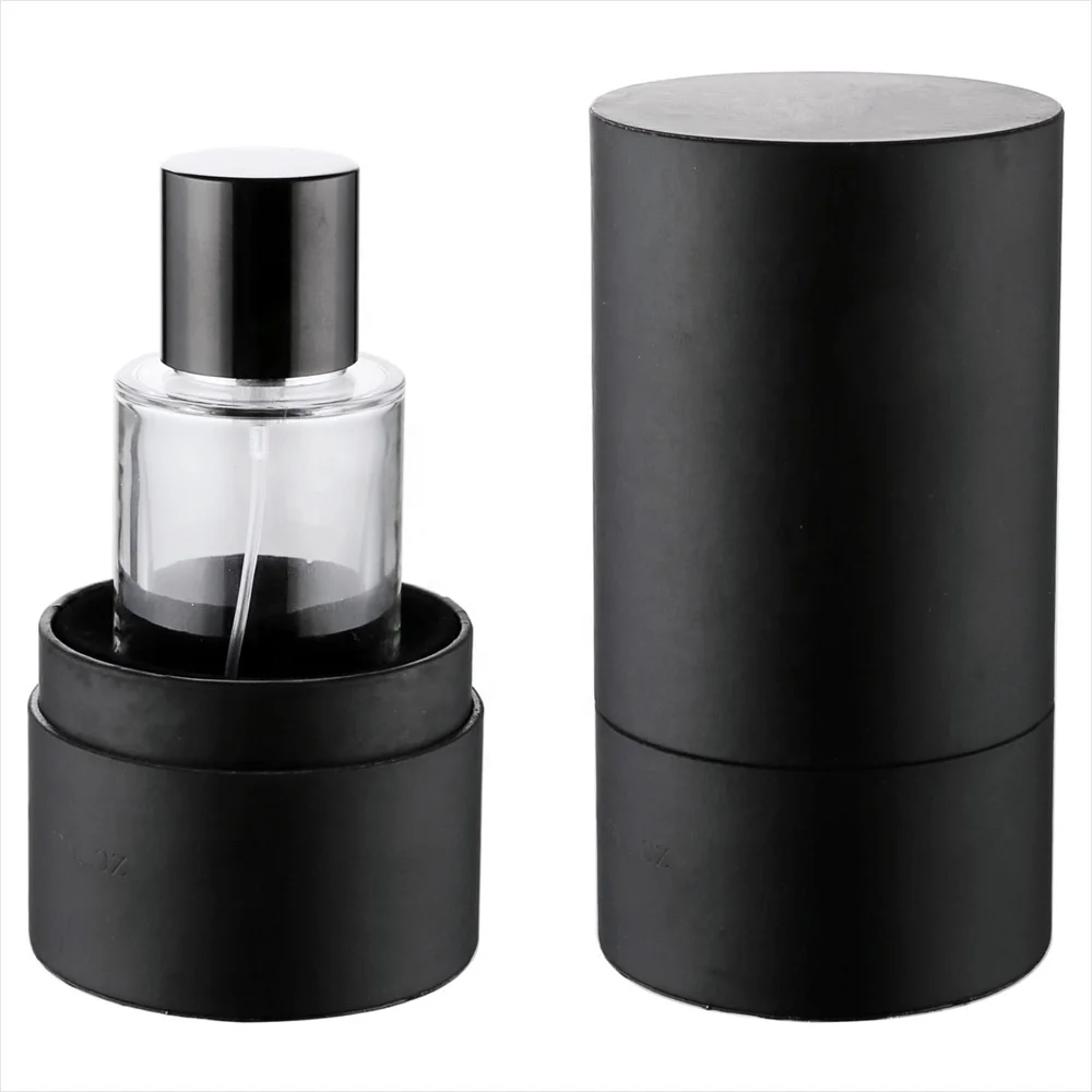 High quality luxury bottle perfume glass 50ml with magnetic perfume cap and manual box