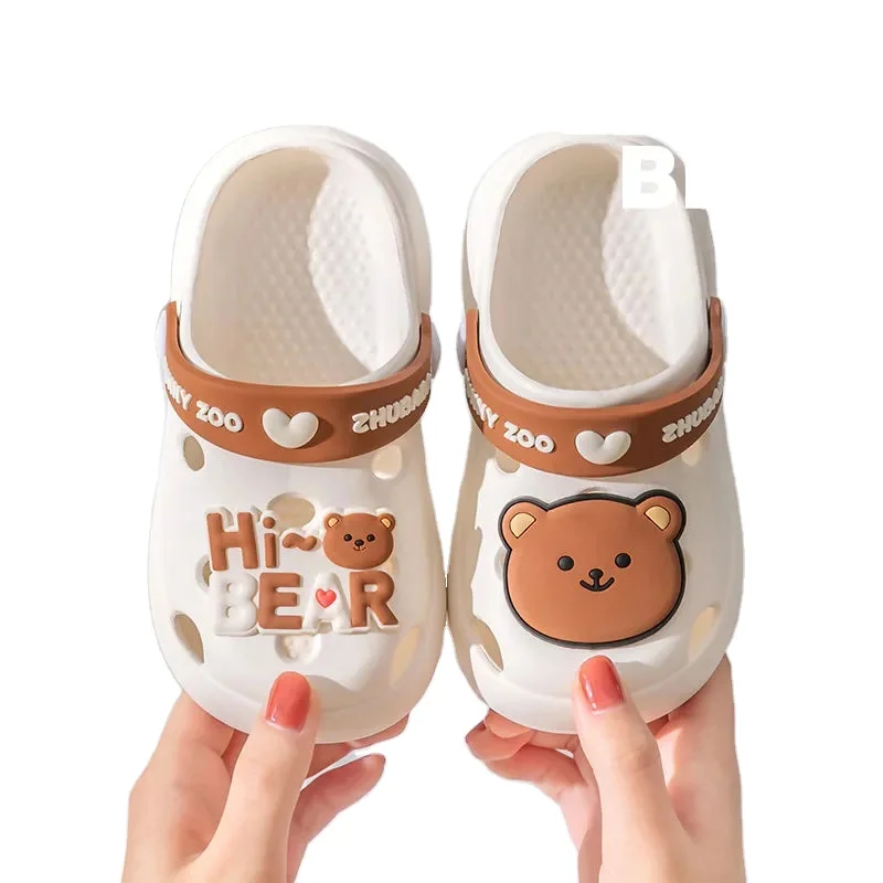 2023 hot sale cute Children boys girls soft sandals outdoor indoor bathroom kids slippers