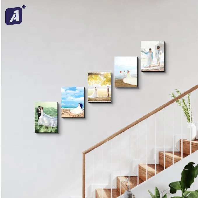 20mm New Trend 8x8inch 8x12inch Re-stickable Foam Board Frameless Photo Frame