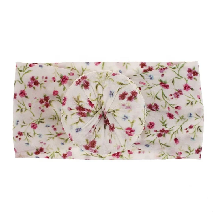 2019  Soft Stretchy    Plain Elastic Wide Nylon Bow Headband