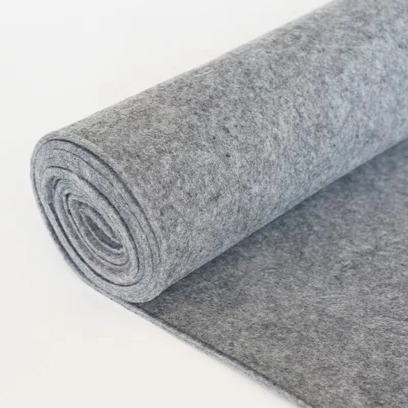 high quality medium weight polyester felt nonwoven fabric roll car floor mat fabric in roll