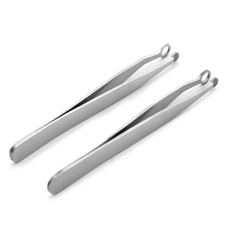 Nose Hair Removal Trimming Tweezers Nose Hair Trimmer Clip Round Tip Nose Hair Tweezer