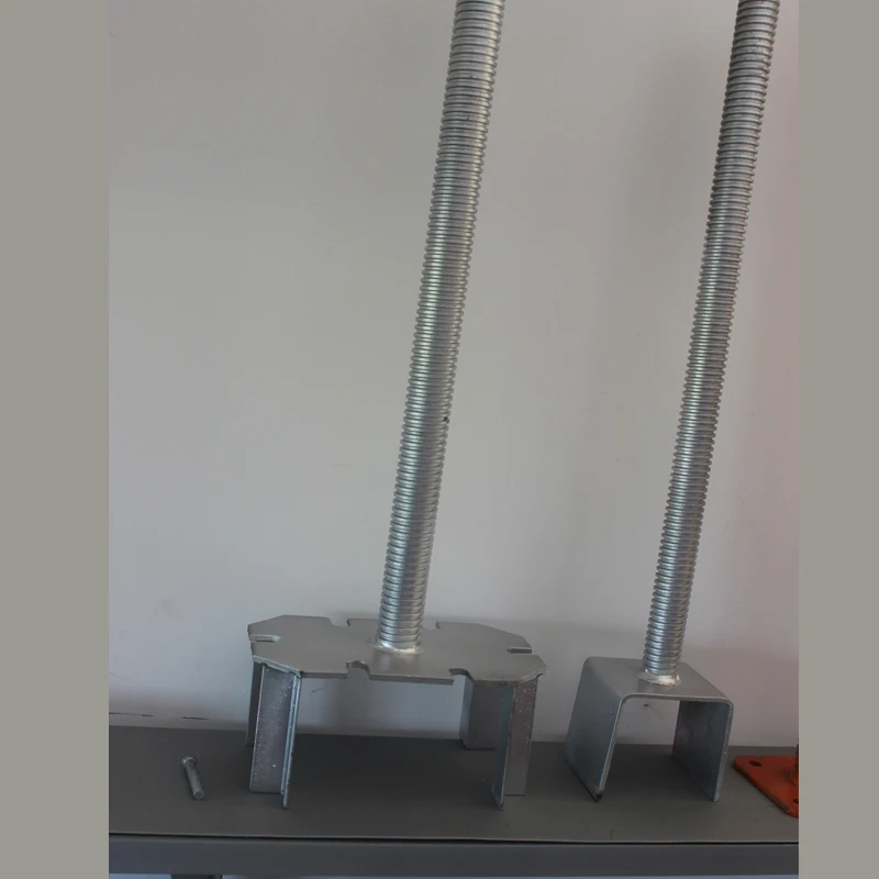 
solid base jack screw for building adjustable scaffolding jack base carbon steel jack base 