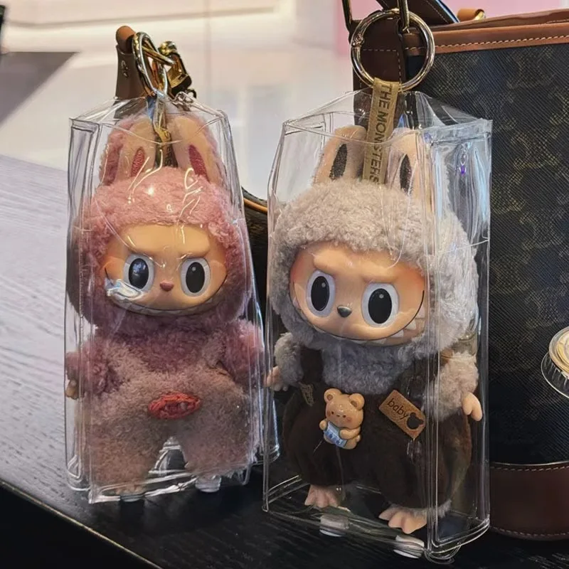 Новое поступление популярная сумка для хранения коробка-сюрприз лидер продаж макарон виниловый кулон лица прозрачный пылезащитный мешок