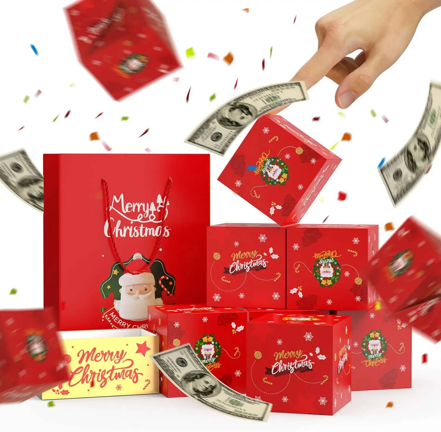 Pop Up DIY Birthday Surprise Gift Box Party Favors Funny Money Explosion Box