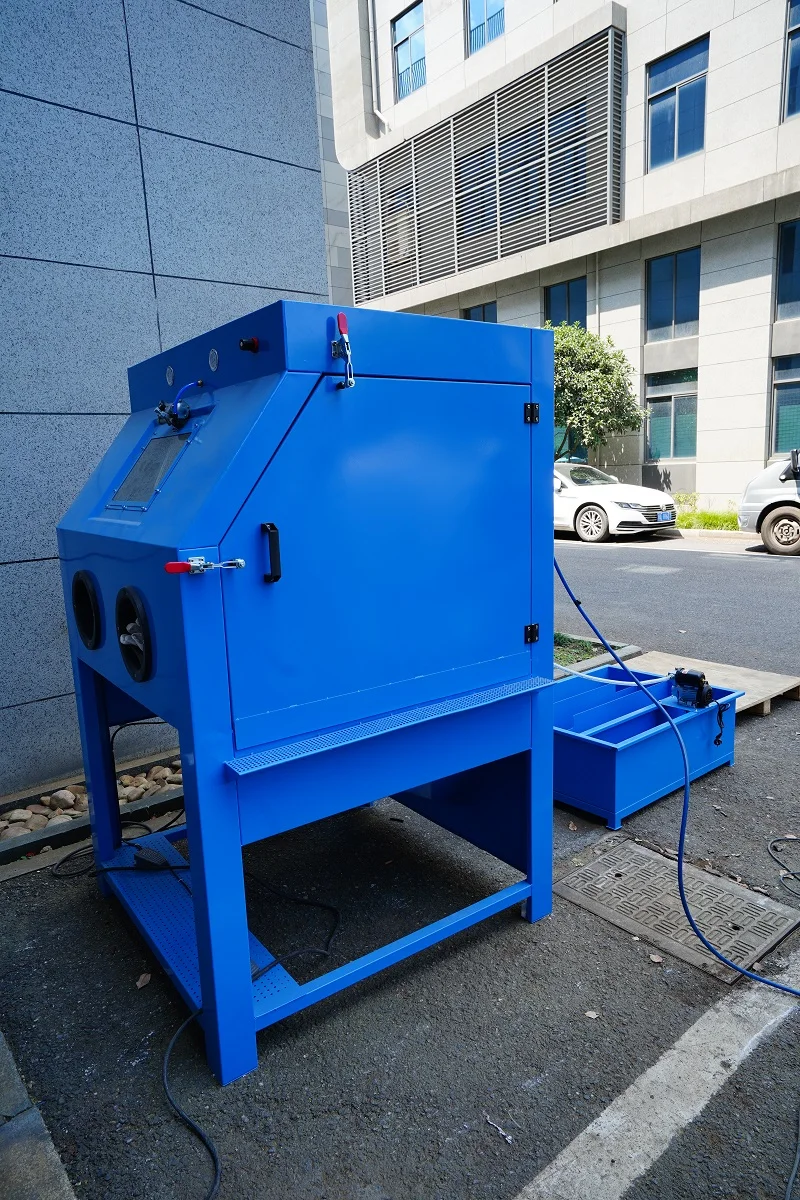 Closed Loop Wet Blasting Cabinet Vapor Blaster Machine with Water Recirculating System