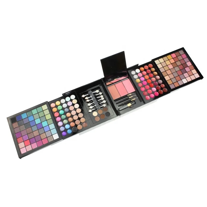 177 Full Color Personal Makeup Set Artist Eyeshadow Palette Fashion Women Cosmetic Case Full Pro Palette Concealer Blusher