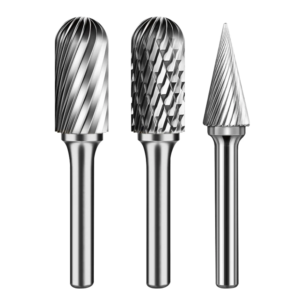 Lanke Tungsten steel carbide rotary file tungsten steel grinding head milling cutter tungsten single and double Rotary Burrs