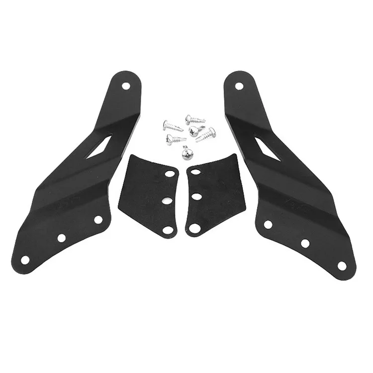 NEWWIND 2PCS 52' Curved LED Light Bar Upper Windshield Mount LED Light Bar Bracket Compatible with G-M-C Chevrole t 1996-2006