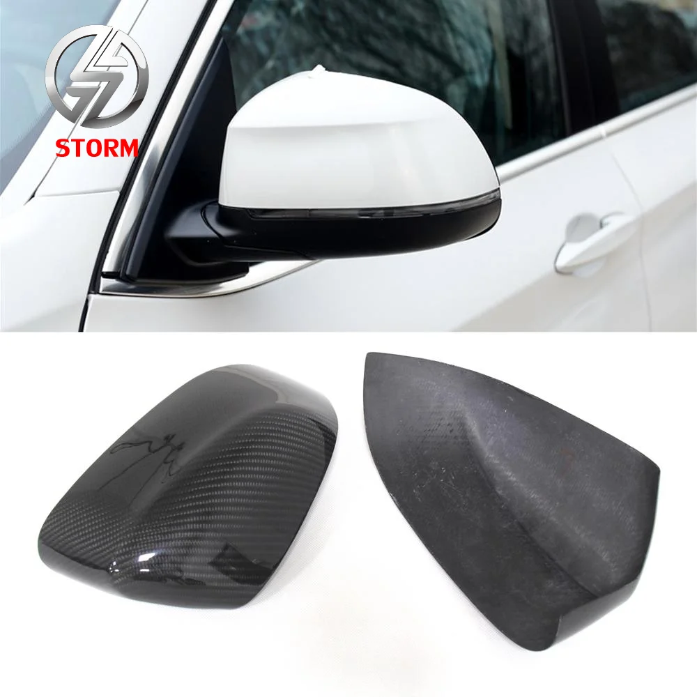 High Quality Gloss Black Finished Carbon Fiber Side Mirror Cover For Range Rover Sport/Vogue 14-on