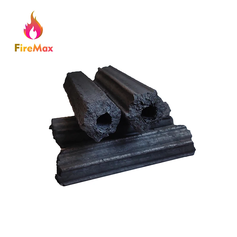 Firemax Wholesale Bamboo Hexagonal Charcoal Smokeless Barbecue Coal Soild Charcoal for Bbq