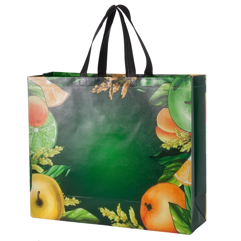 
Fruit pattern laminated non-woven shopping bag 