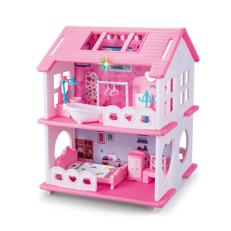 6 inch dolls toys prices diy dollhouse miniature furniture with light