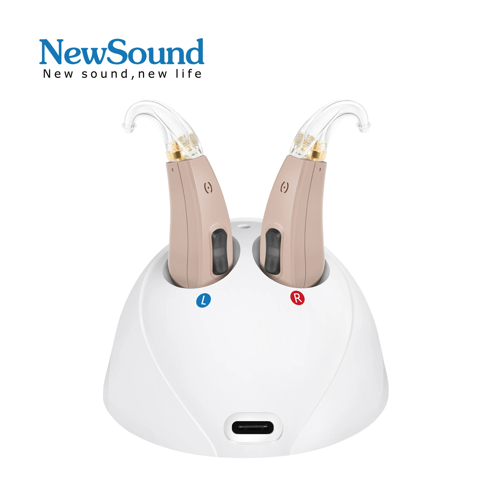 New middle rechargeable end digital hearing aid per pair hearing amplifier lithium battery