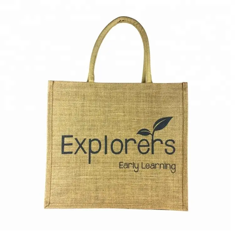 Raw material export hessian burlap jute tote bag screen printing ink for advertising