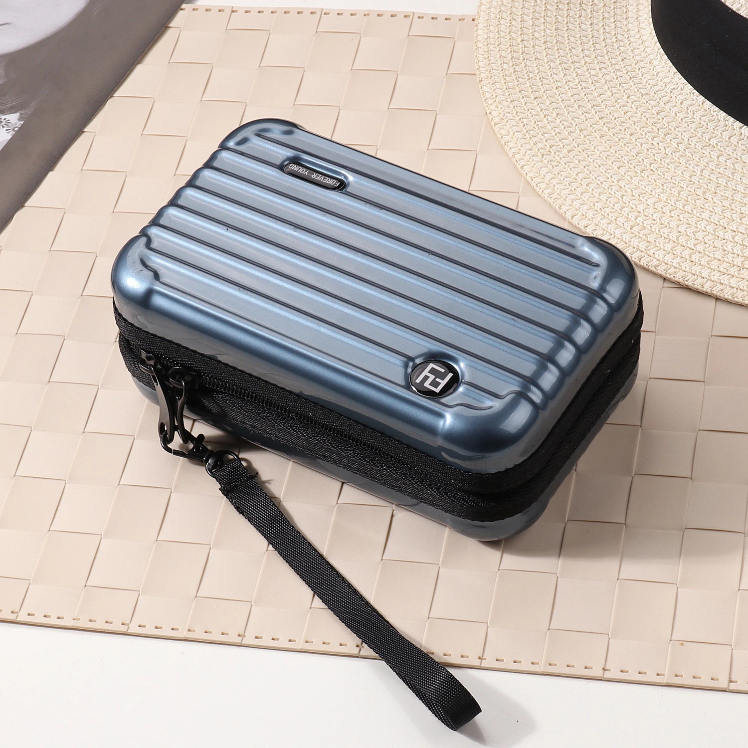 GAODA Custom Logo Abs PC Hard Shell Women Makeup Beauty Travel Cosmetic Case Suitcase 7inch For Women Lady