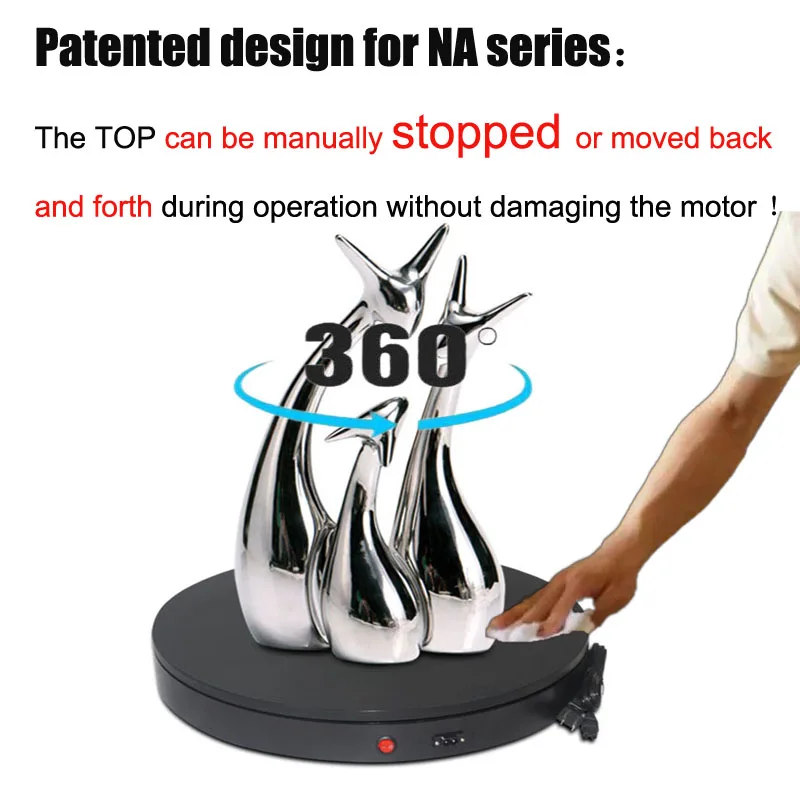 BKL 40cm 16in Turntable 3D Scanning Video Shooting Photography Rotating Platform 360 degree rotating display stand