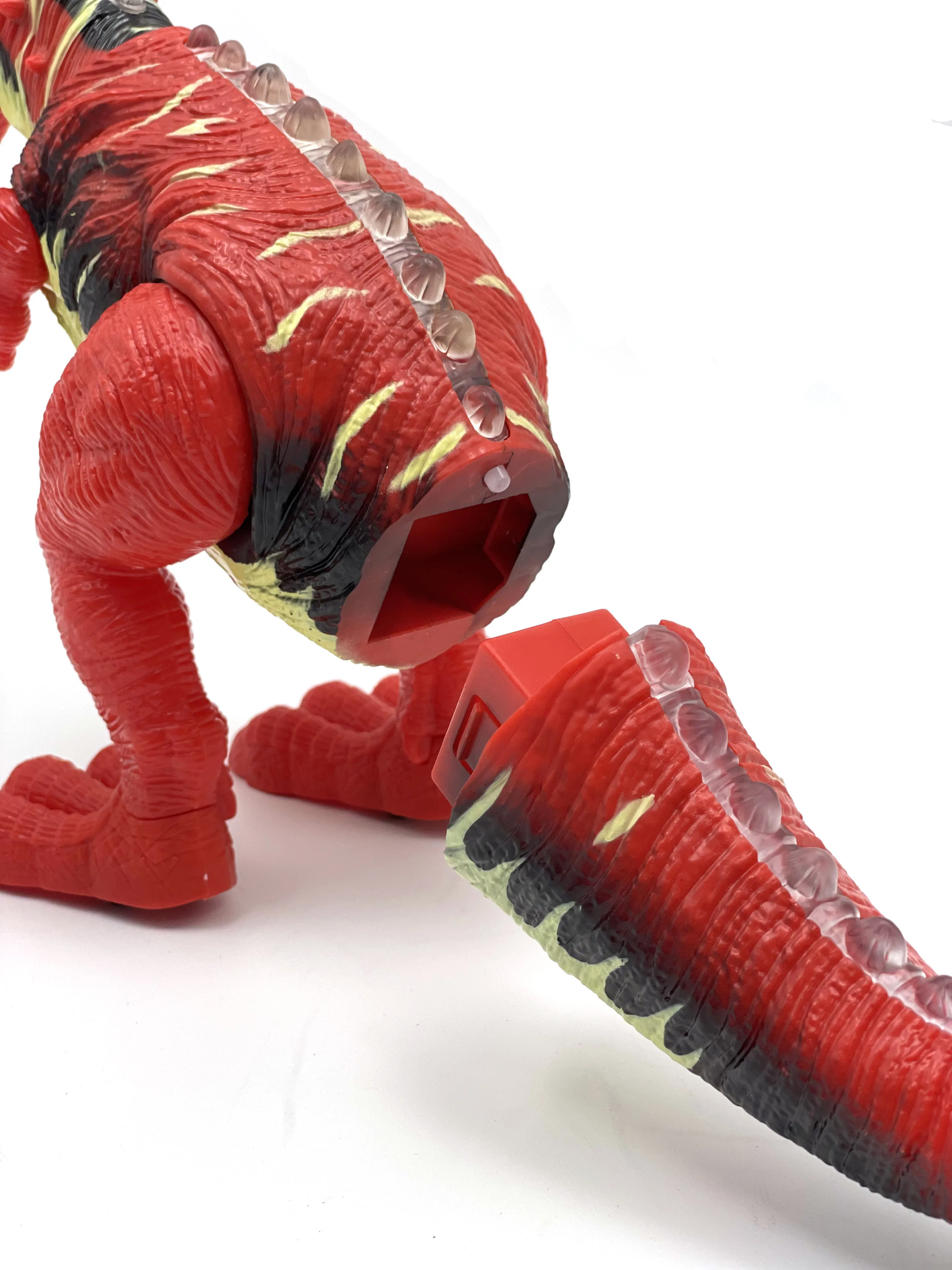 High quality plastic dragon toys electric dinosaur tyrannosaurus toy with sound and light