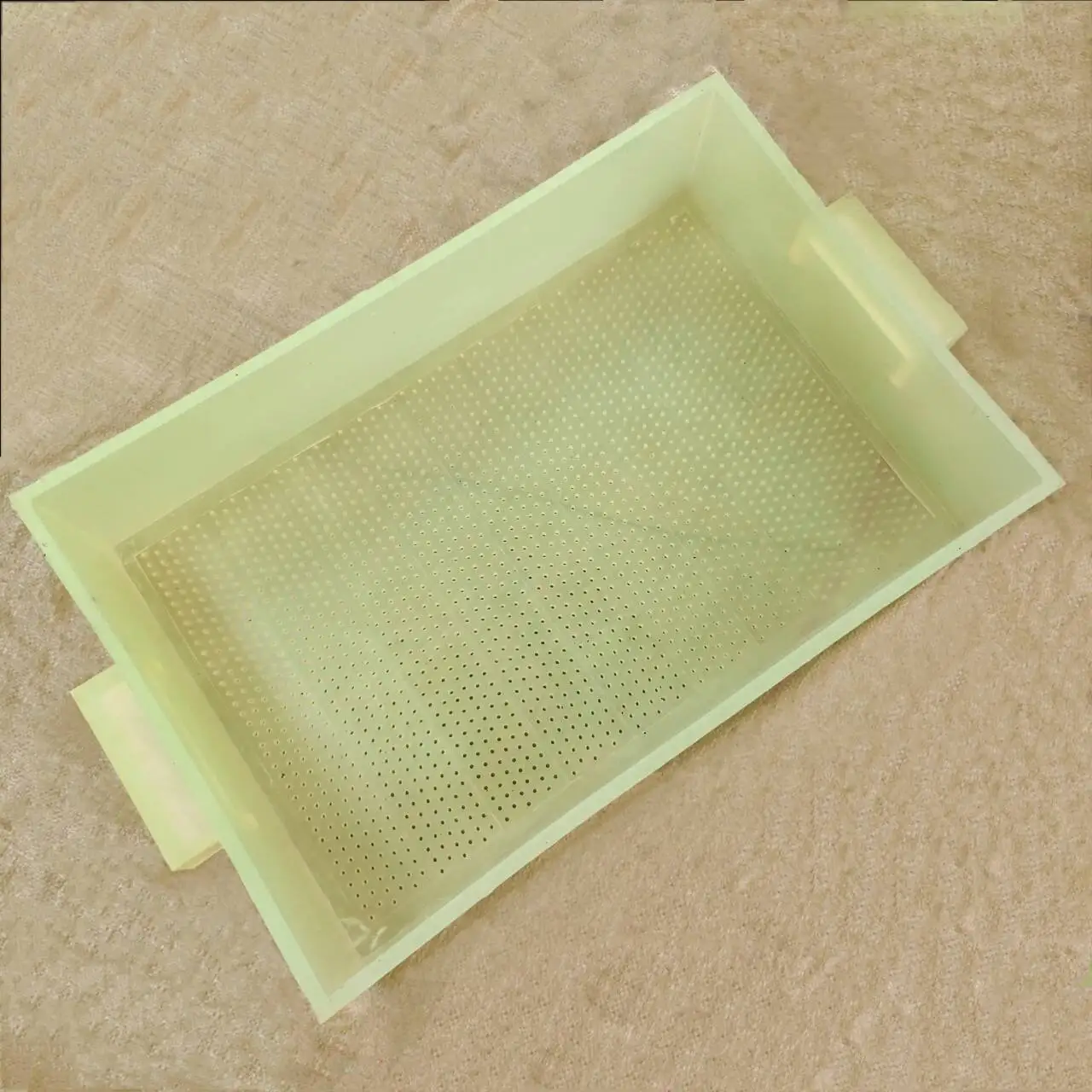 Customized polyurethane material drawer with sieve holes