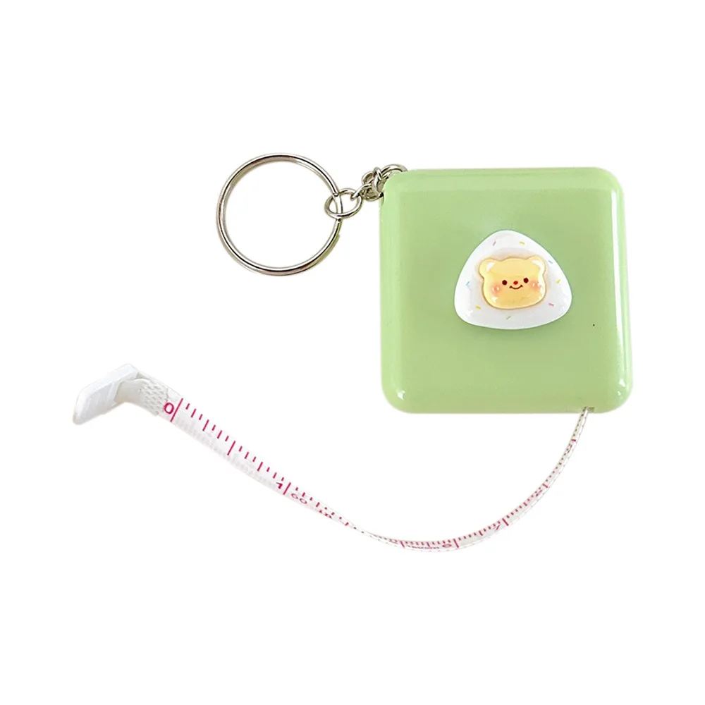 Lilangda 150cm/60 Inch Metric Centimeter Soft Tape Body Measuring Tape Keychain Automatic Telescopic Tape Measuring Rule Pendant