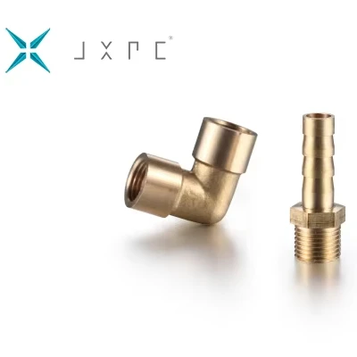 JXPC Brand Factory NPT  Straight Pipe Connector Fitting Brass Reducing Hex Nipple with Steel Handle Plumbing  Standard