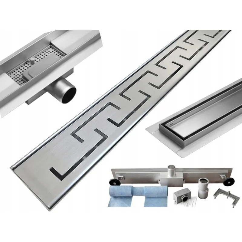Wholesale Bathroom linear drain stainless steel toilet linear floor application drain shower drain channel