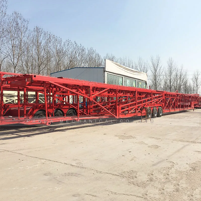 Heavy Duty 8 9 10 Car Carrier Trailer, Car-carrying Trailer ,auto Transport Trailer for Sale Truck Trailers 25001-30000 Kg