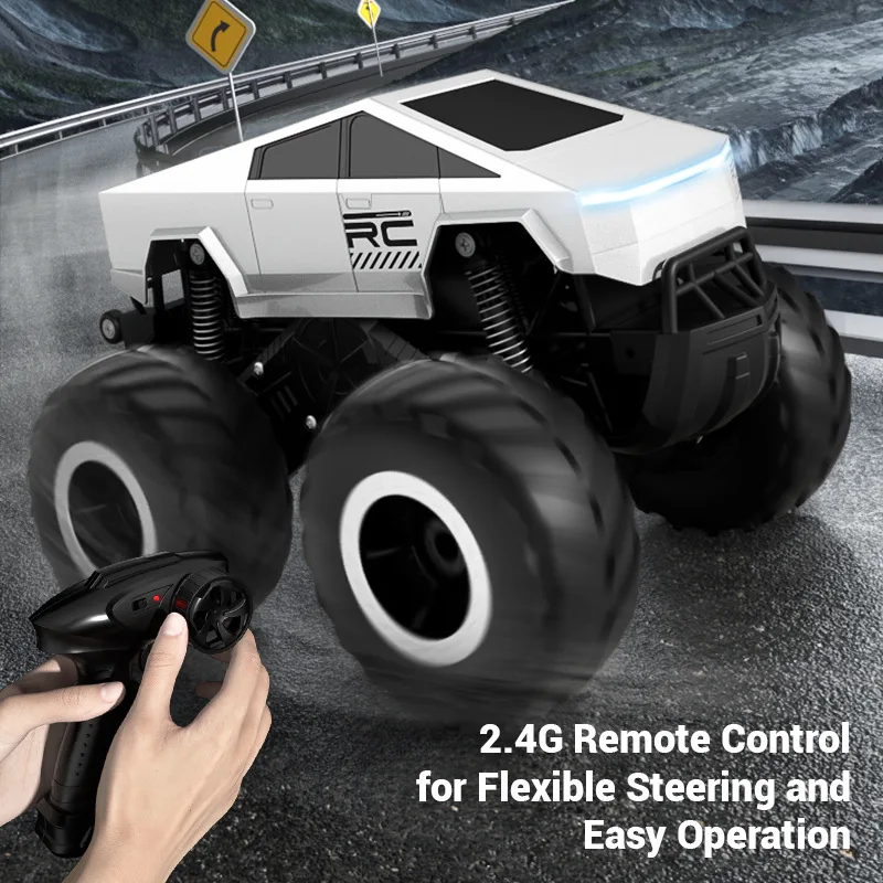 KOUYIKOU Remote-controlled Amphibious Off-road Electric Four-wheel Drive Stunt High-speed Climbing Waterproof Car Toy FOR boy
