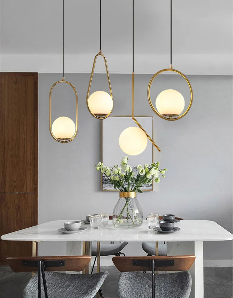 Simig освещение Лидер продаж zhongshan акриловая люстра металлические круглые кольца подвесной светильник для ресторана