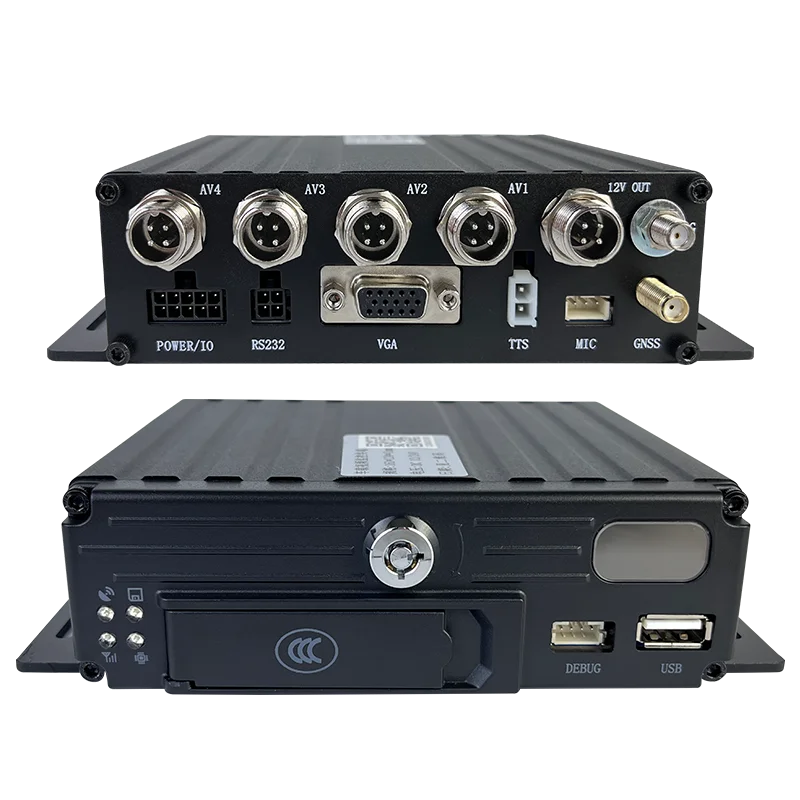 Youqian car HD remote video 4CH720 mobile computer real-time video real-time temperature opening and closing