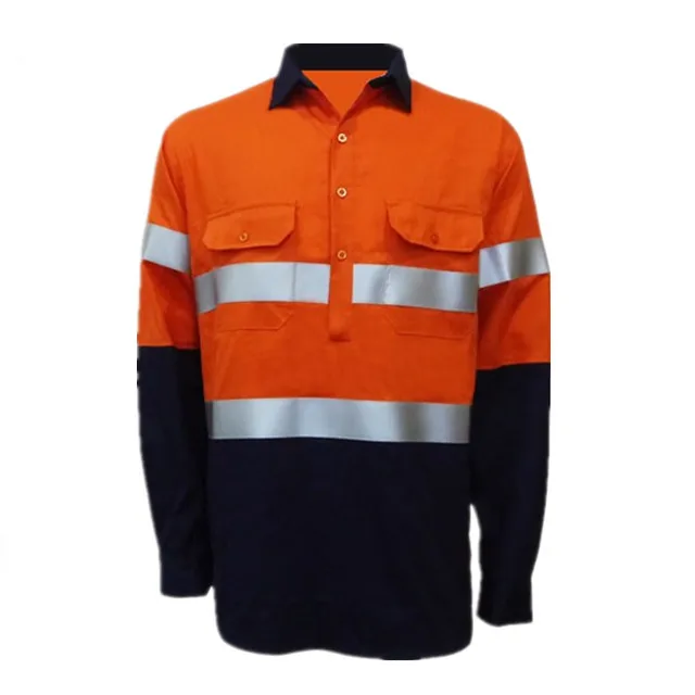 EN20471 High Quality Clothing Men Maintenance Workwear Uniform Construction Clothing Fashion Safety Jacket Workwear