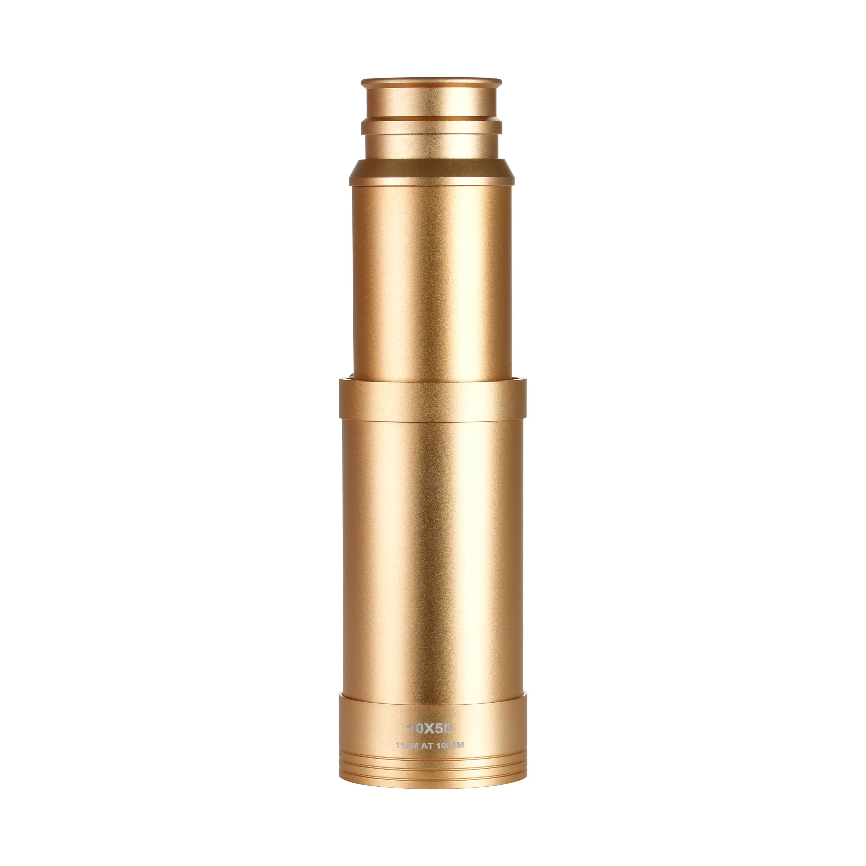 ( BM-1003) 10x50  long range Outdoor  Pirate Brass Handheld  ED Glass Monocular telescope