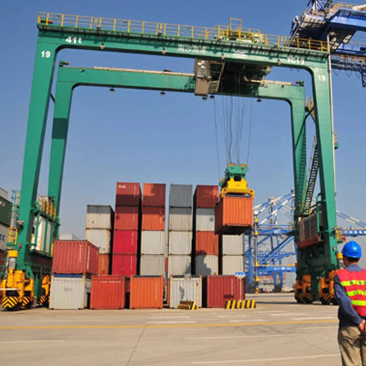 China Professional Supplier Stradler Cranes for 20ft Container Crane 40ft 60ft Rtg Rubber Tyre Gantry Crane Price