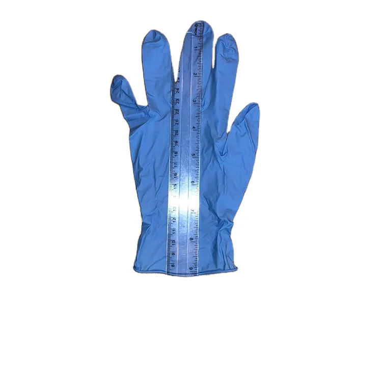 Black examination high quality low price powder free latex hand gloves malaysia
