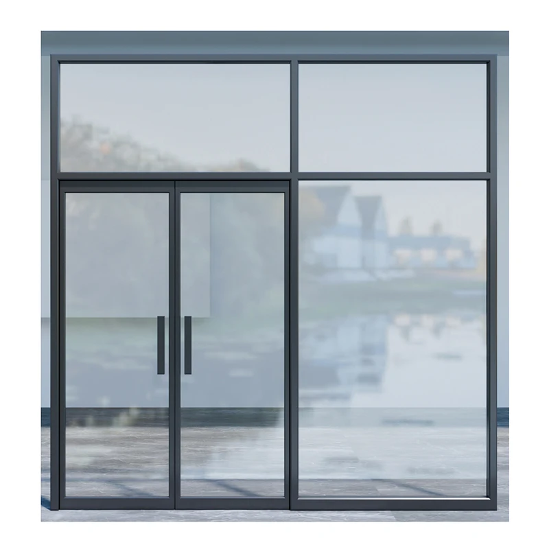 Born Latest Design Popular Explosion Giant Indoor Glass Partition Swing Chair Out Door Office Silent Casement Door