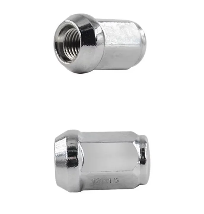 Chinese Factories Accept Customized Processing OEM/ ODM Chrome Tyre Nut M12x1,5 Chrome Plated Locking lug nuts