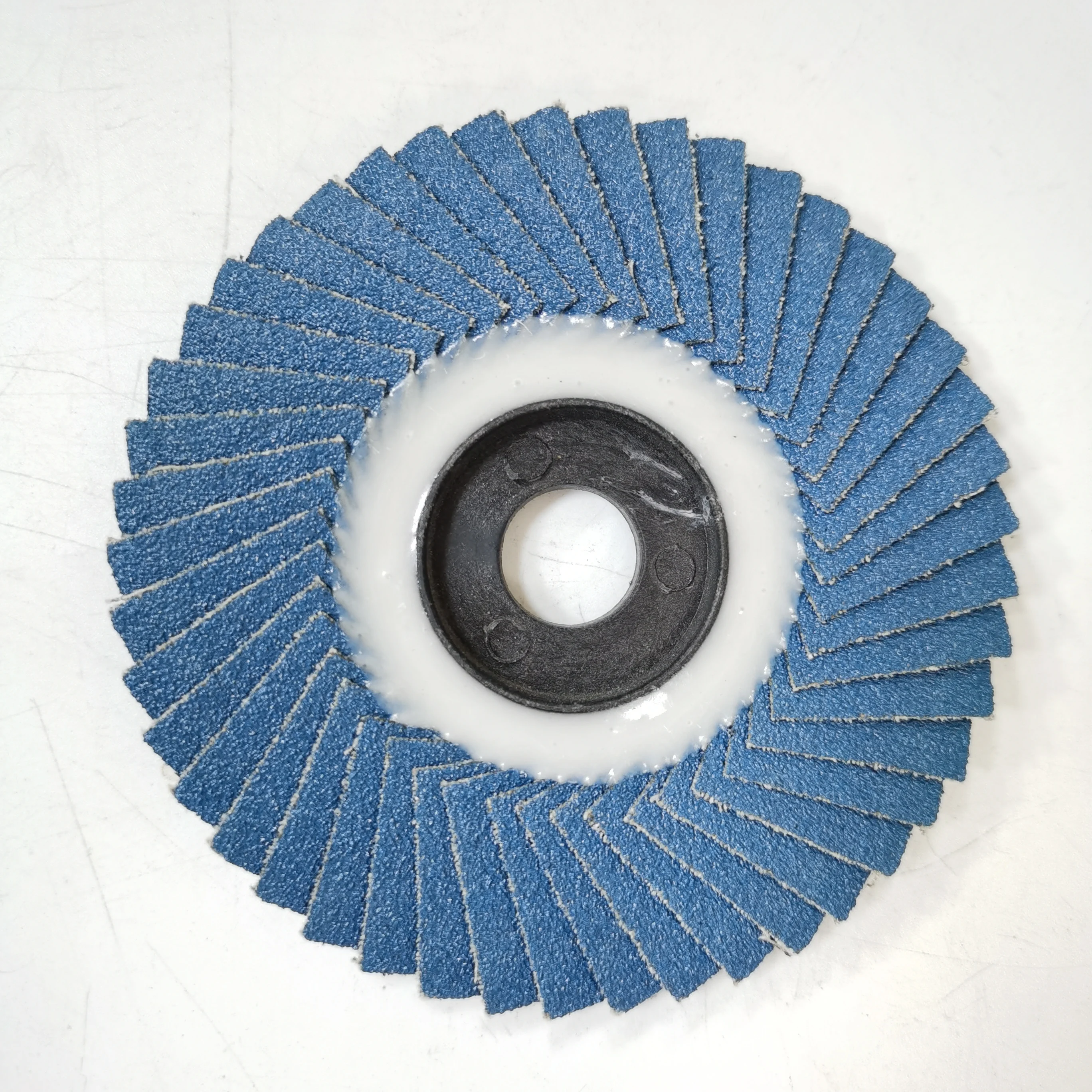 abrasive tools korea flexible flap disc zirconia sanding semi flap disc stainless steel 100mm machine
