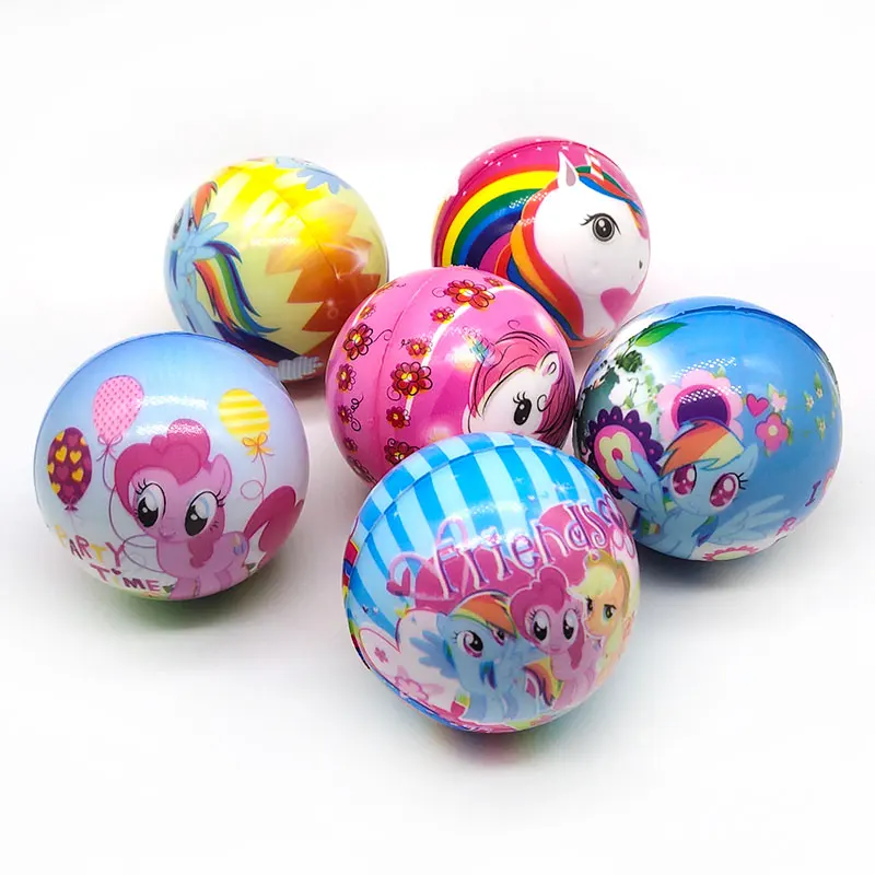 Wholesale a variety of soft elastic anti stress elastic ball Pu foam anti stress ball high bounce pressure ball for kids