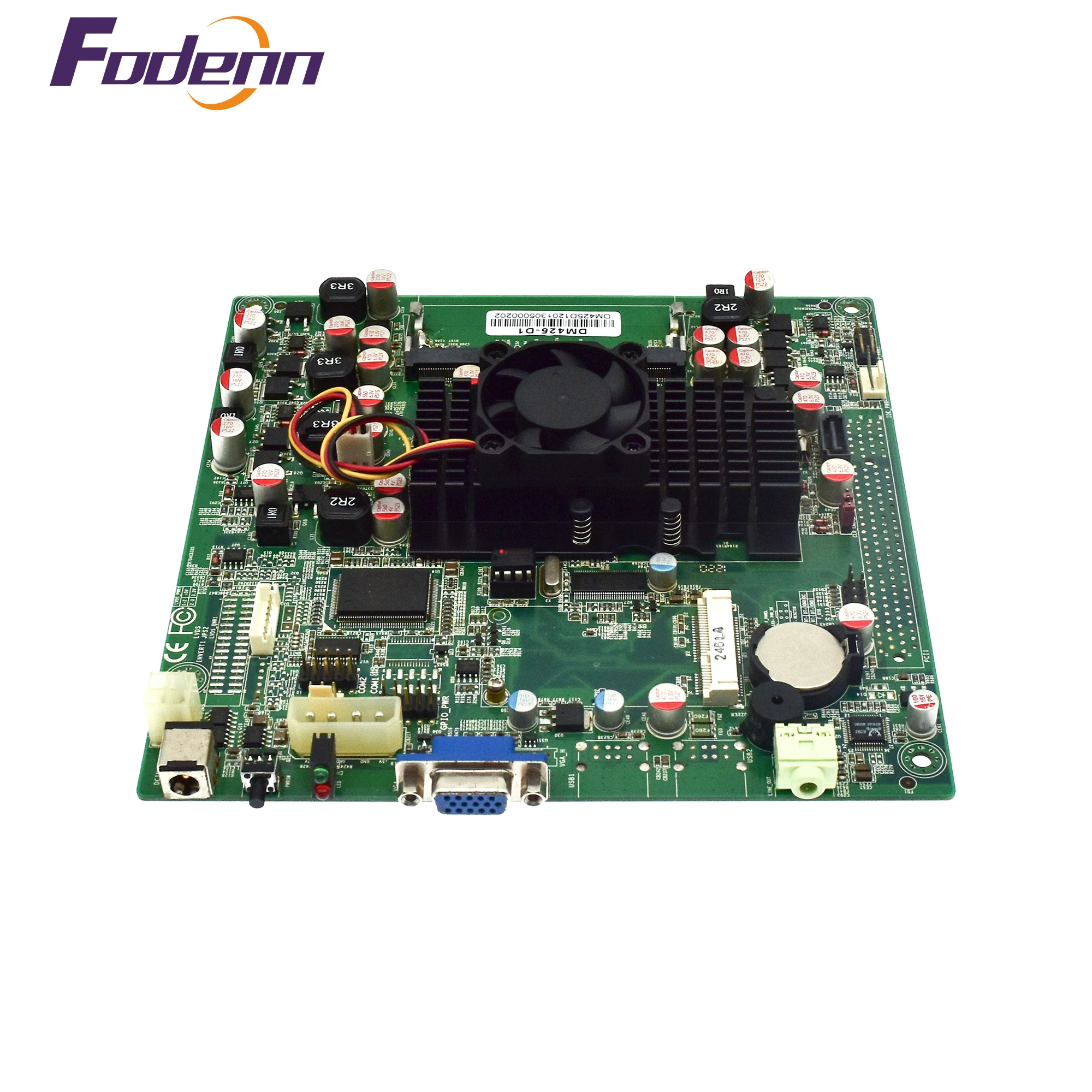 Встроенная двухъядерная Промышленная материнская плата Mini ITX 1 * DDR3 до 4 Гб 6 COM-порт