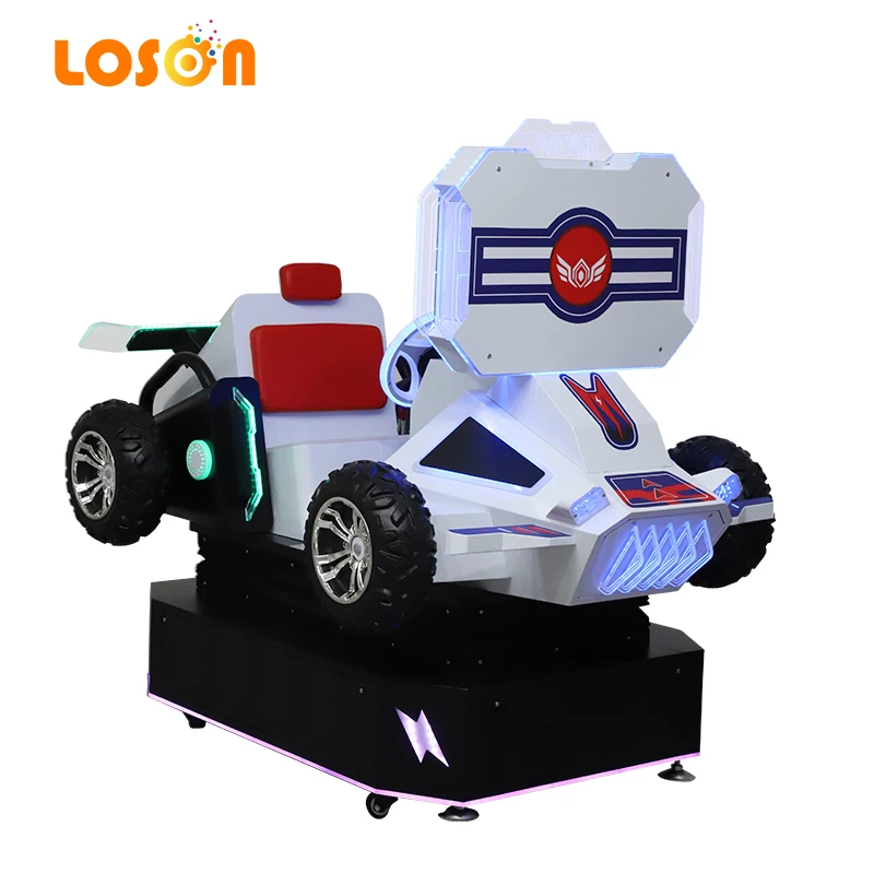 Amusement Park Dynamic Racing Car Fighting Children Kids Electronics Arcade Game Machine coin operated