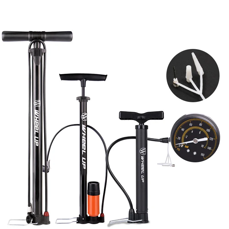 Насос велосипедный напольный с клапаном помпа для велосипедных шин завод