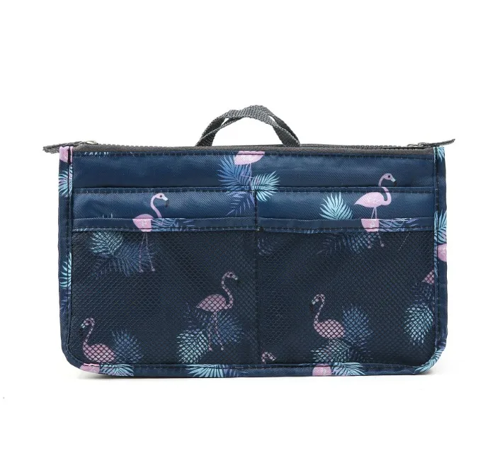 Custom Double Zipper Ladies Cosmetic Make Up Organizer