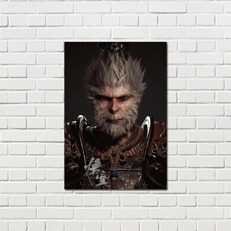 42*28 см новый оптовый аниме плакат черный миф Wukong настенный арт игровой бумажный