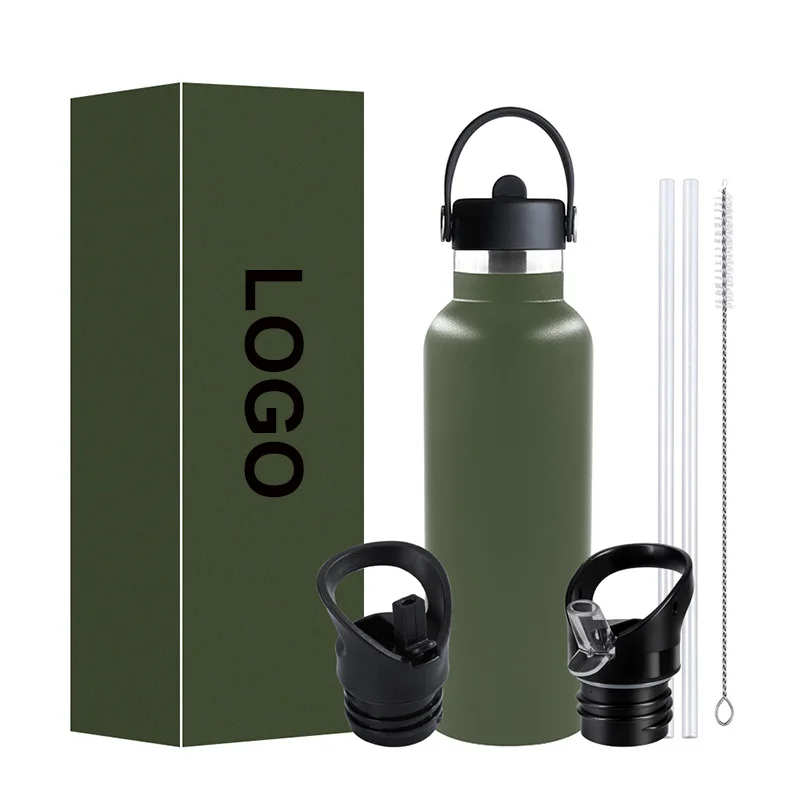 Double G Best Selling Custom Logo Gym Flask 304 Stainless Steel Vacuum Insulated Water Bottle With Lids