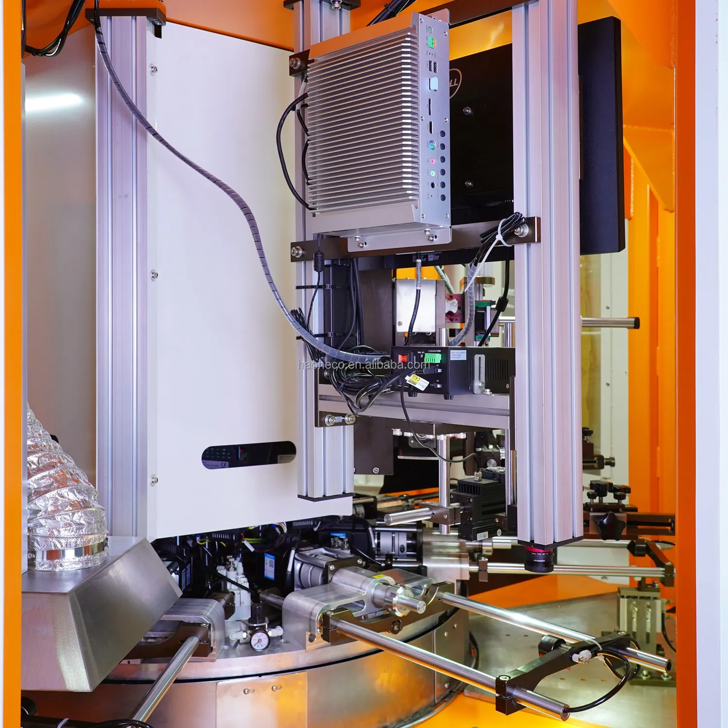 2 Colors CNC Auto Servo Cylindrical Glass Bottle Container Cream Cosmetic Bottle Screen Printing Machine