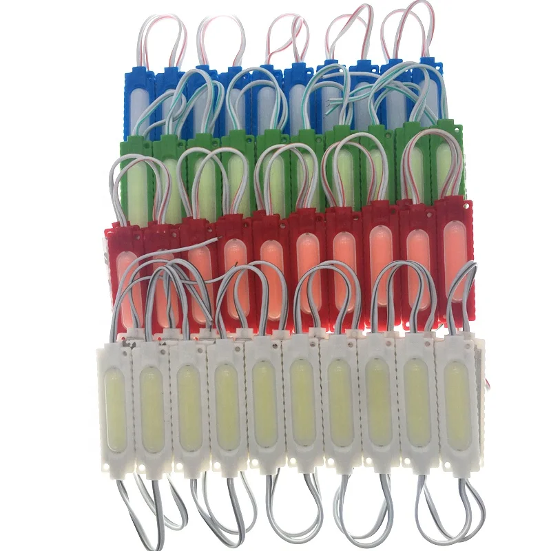 12V Plastic Housing Light Box Lens 2w 6 Led Smd Modules Injection Cob Chip Injecrtion Led Module