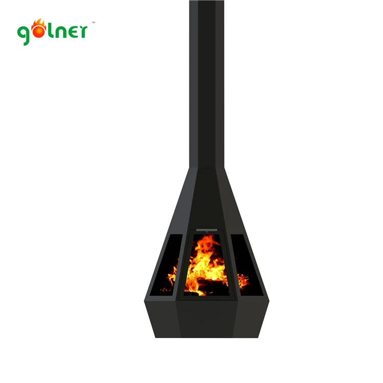 round electric fireplace, suspension fireplace