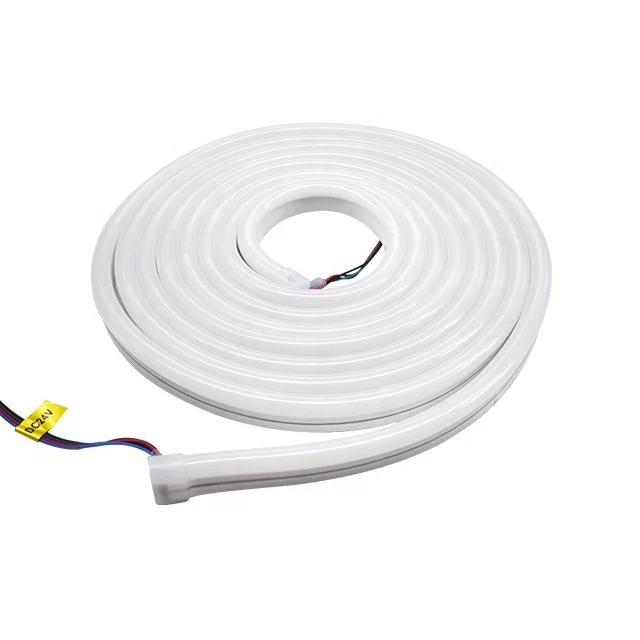 Неоновая цифровая неоновая лента 5050 6*12 мм, постоянный ток 12 В для украшения помещений и улицы, Адресуемая неоновая лента