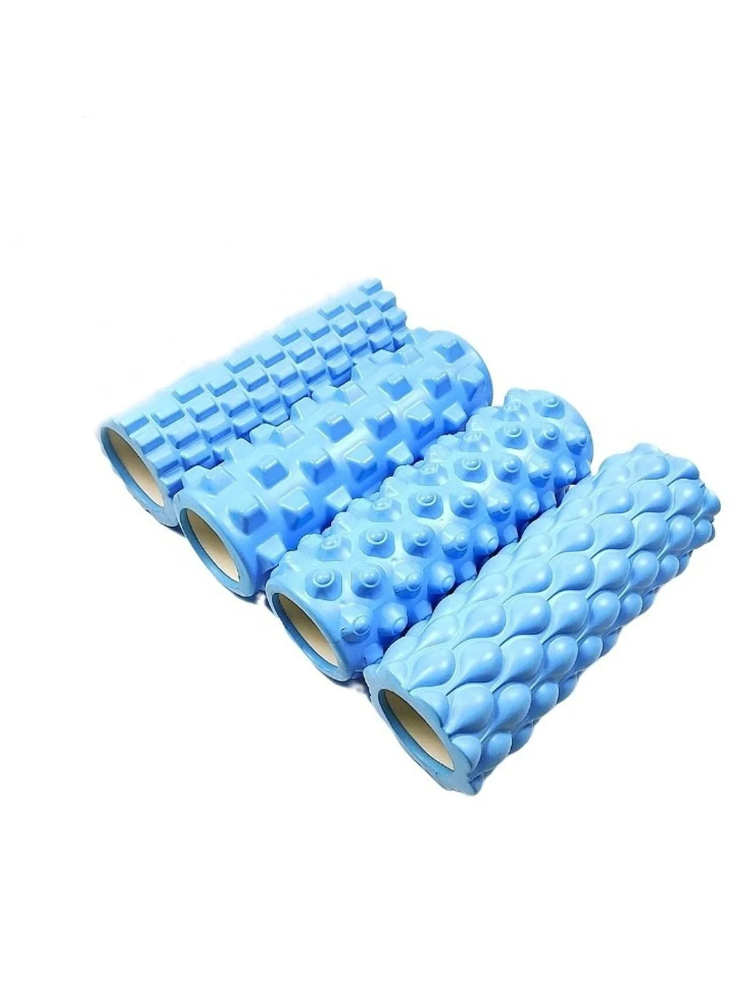 Custom High Density Yoga Roller Pliates Hollow Eva Foam Roller Set Back Muscle Massage Roller